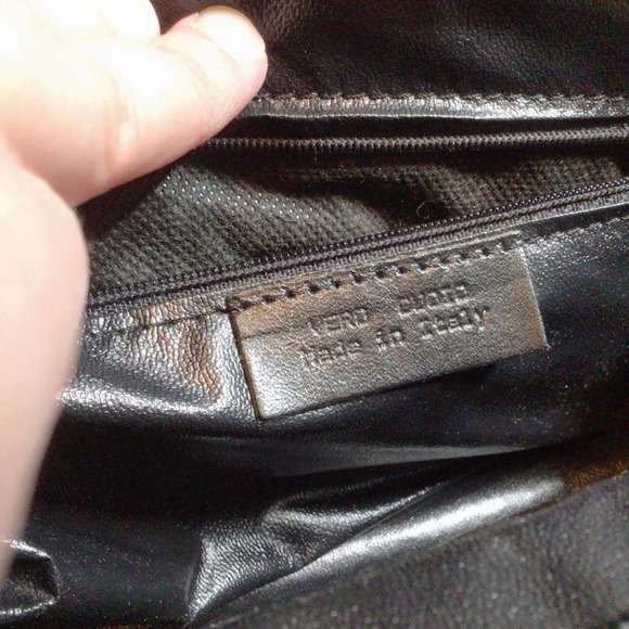 Real Leather Bag Chain Rope Link Belt Print Tool Made Italy Vero Cuoio Fancy RL - Picture 8 of 9